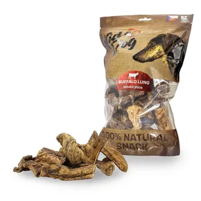 KIDDOG 100% Natural Snack, hovädzie pľúca 4-8 cm / 300 g